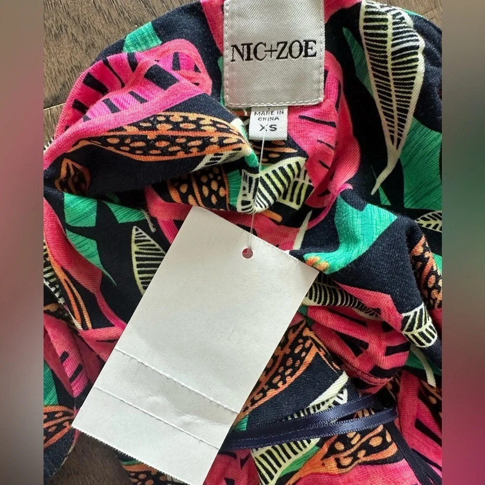 NIC+ZOE Colorful Canopy Sleeveless Dress